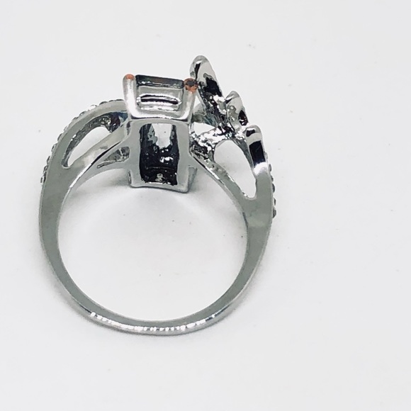 Silver Plated Mystic Topaz Ring And Necklace Set - Picture 12 of 12